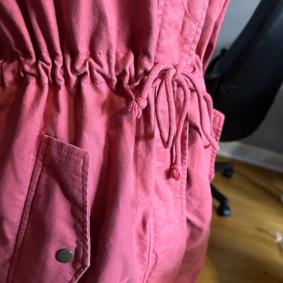 Old Navy pink cotton spring jacket size M - Picture 3 of 5